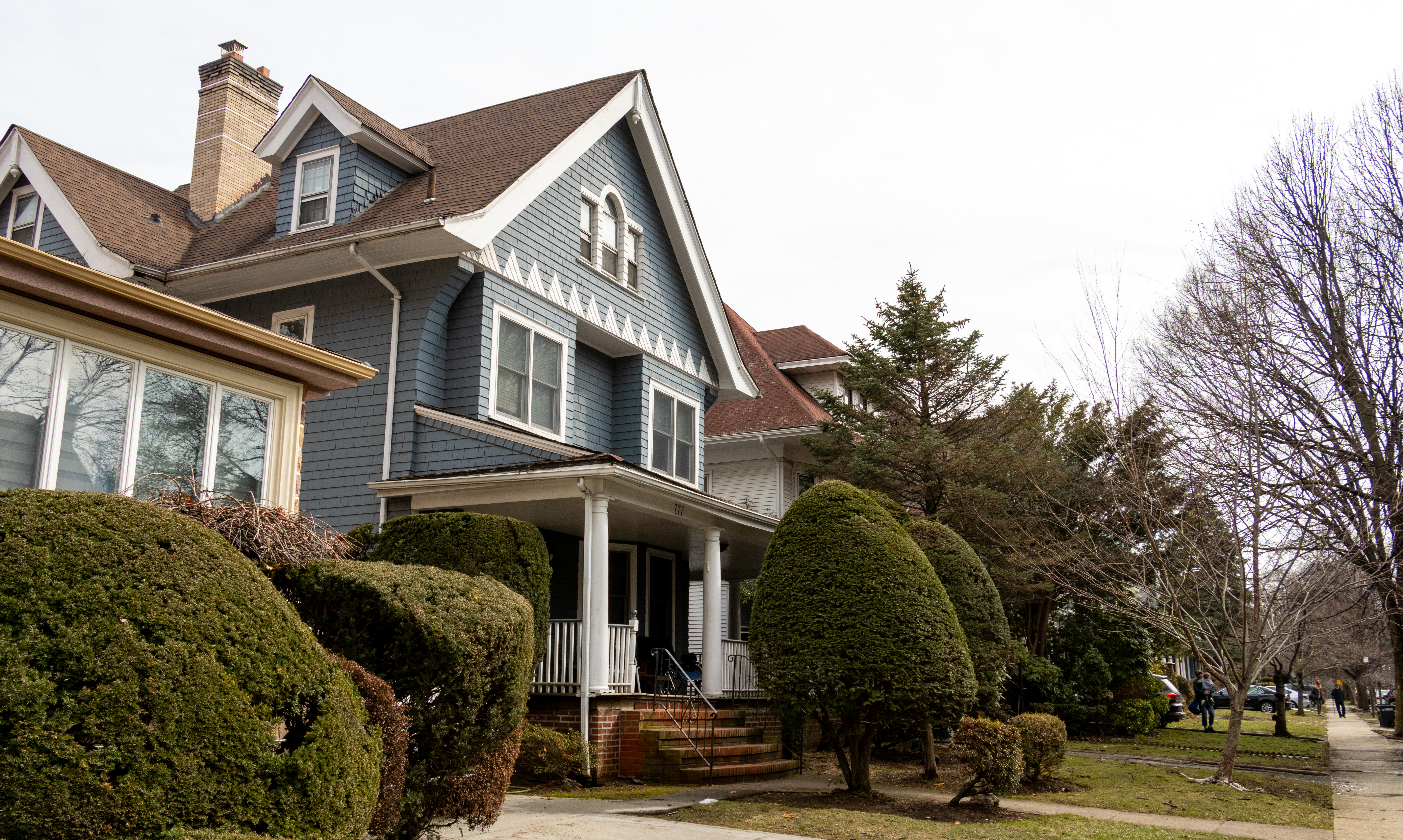a house with a porch