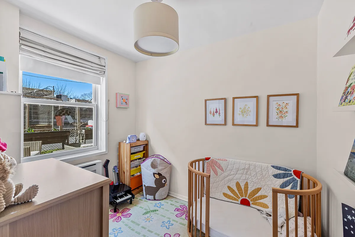 nursery with view out to terrace