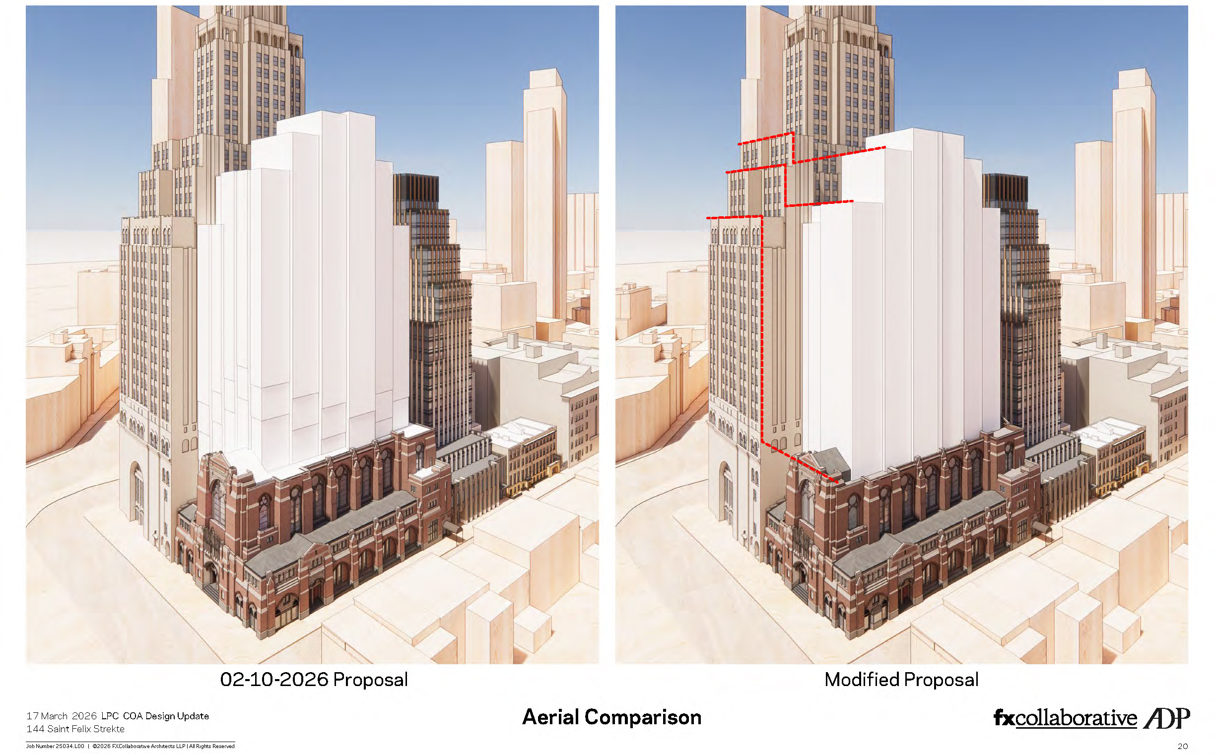 comparisons of old and new tower heights