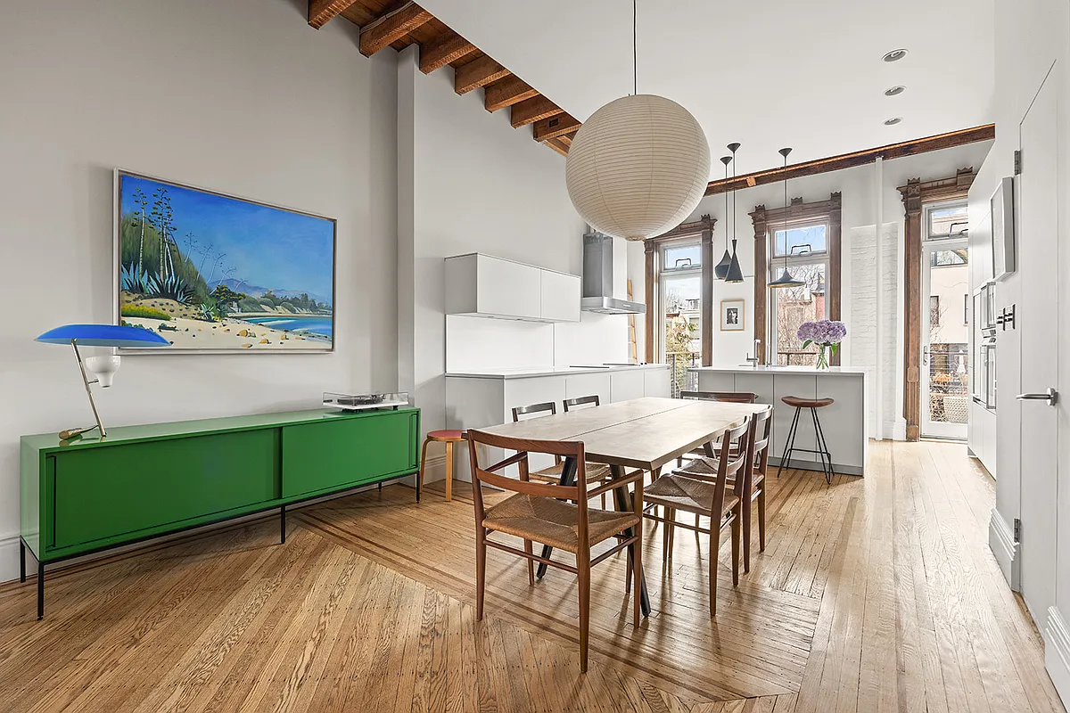 park slope - open plan dining room and kitchen