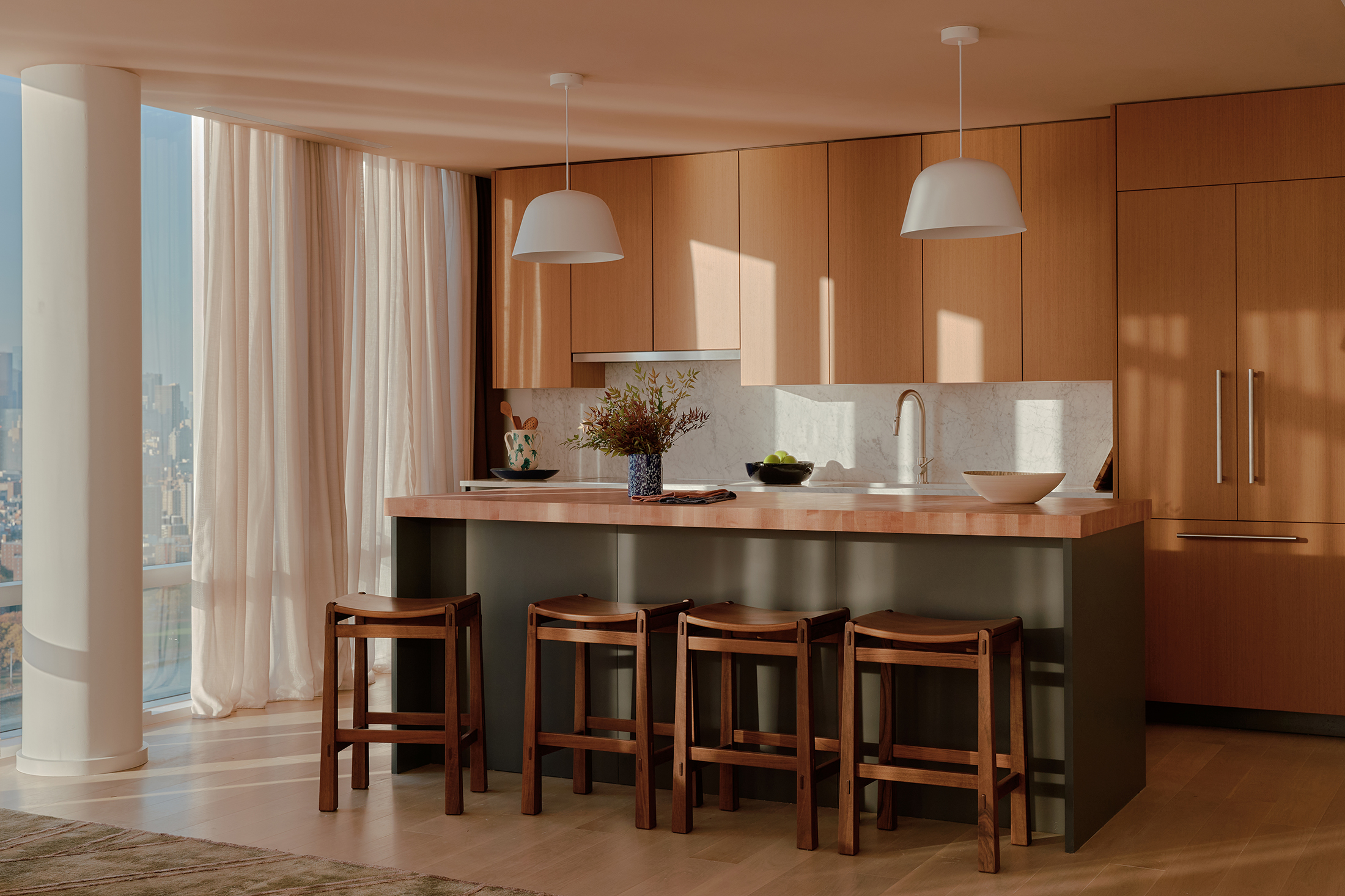 kitchen with island