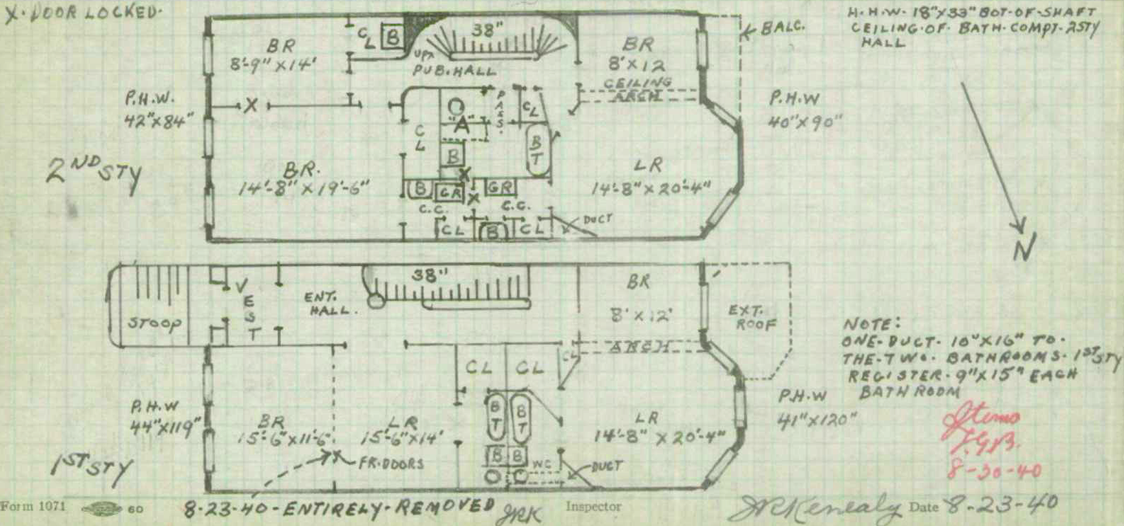 sketches of floorplans