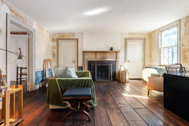 Thumbnail for Wood Frame With Evocatively Worn Interior Asks $4.9 Million in Brooklyn Heights