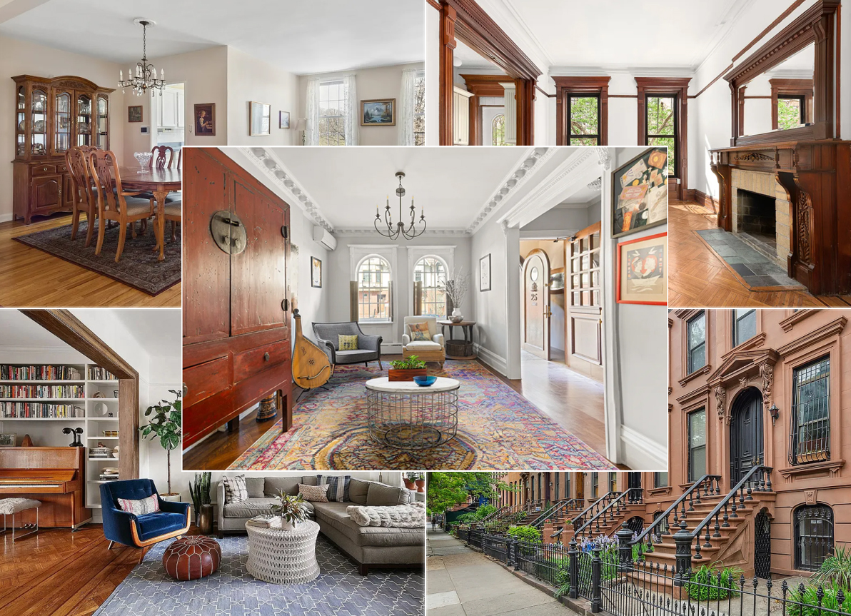 collage of brooklyn homes for sale