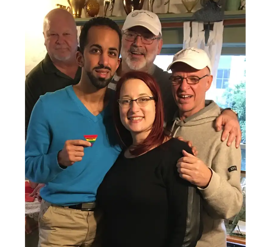 group of people posing