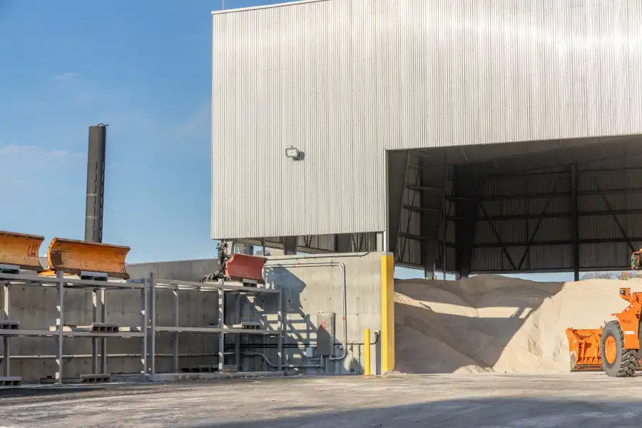 a building with view of salt