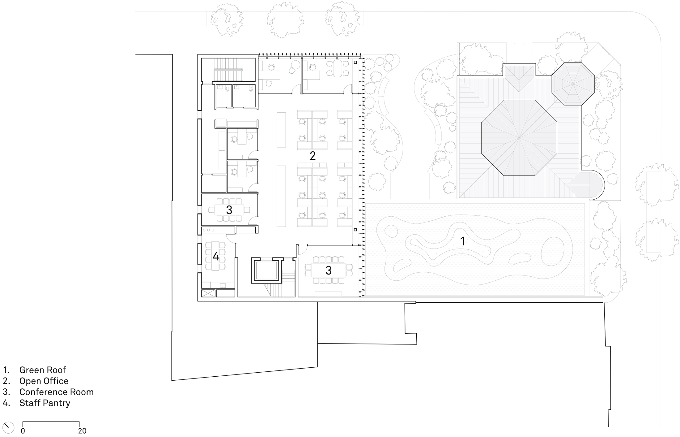 floorplan showing office space