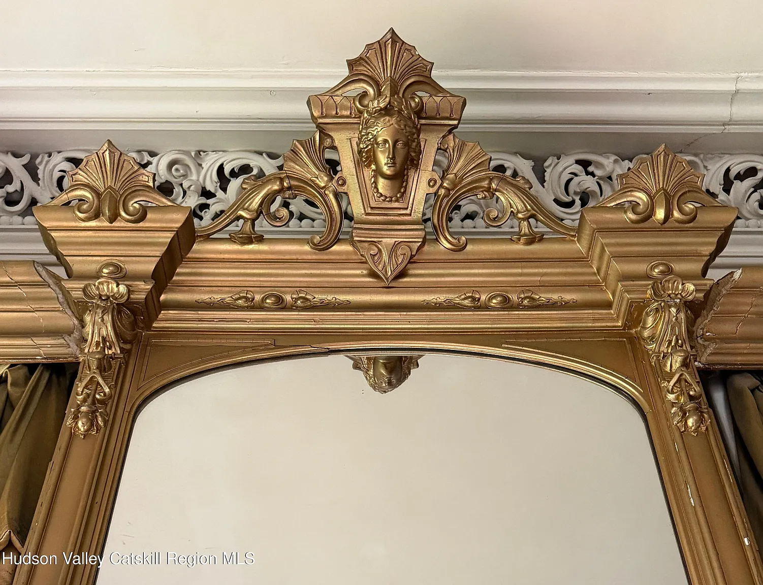 gilded pier mirror