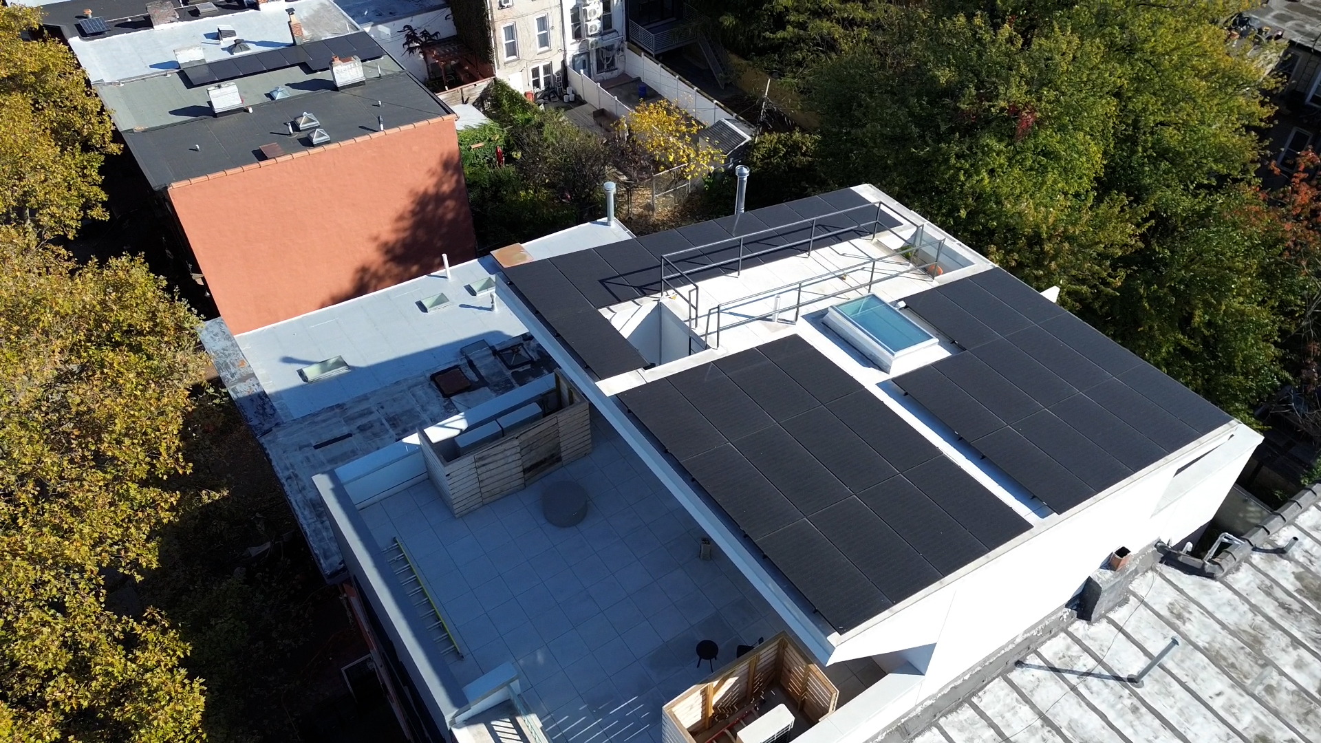 passive home aerial view