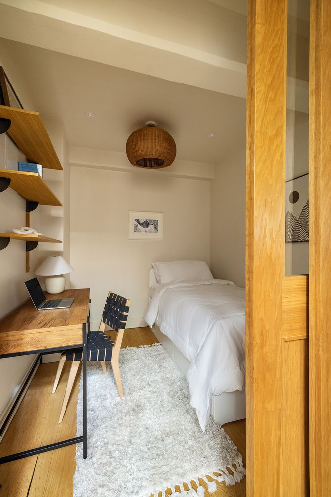 office area with pocket door