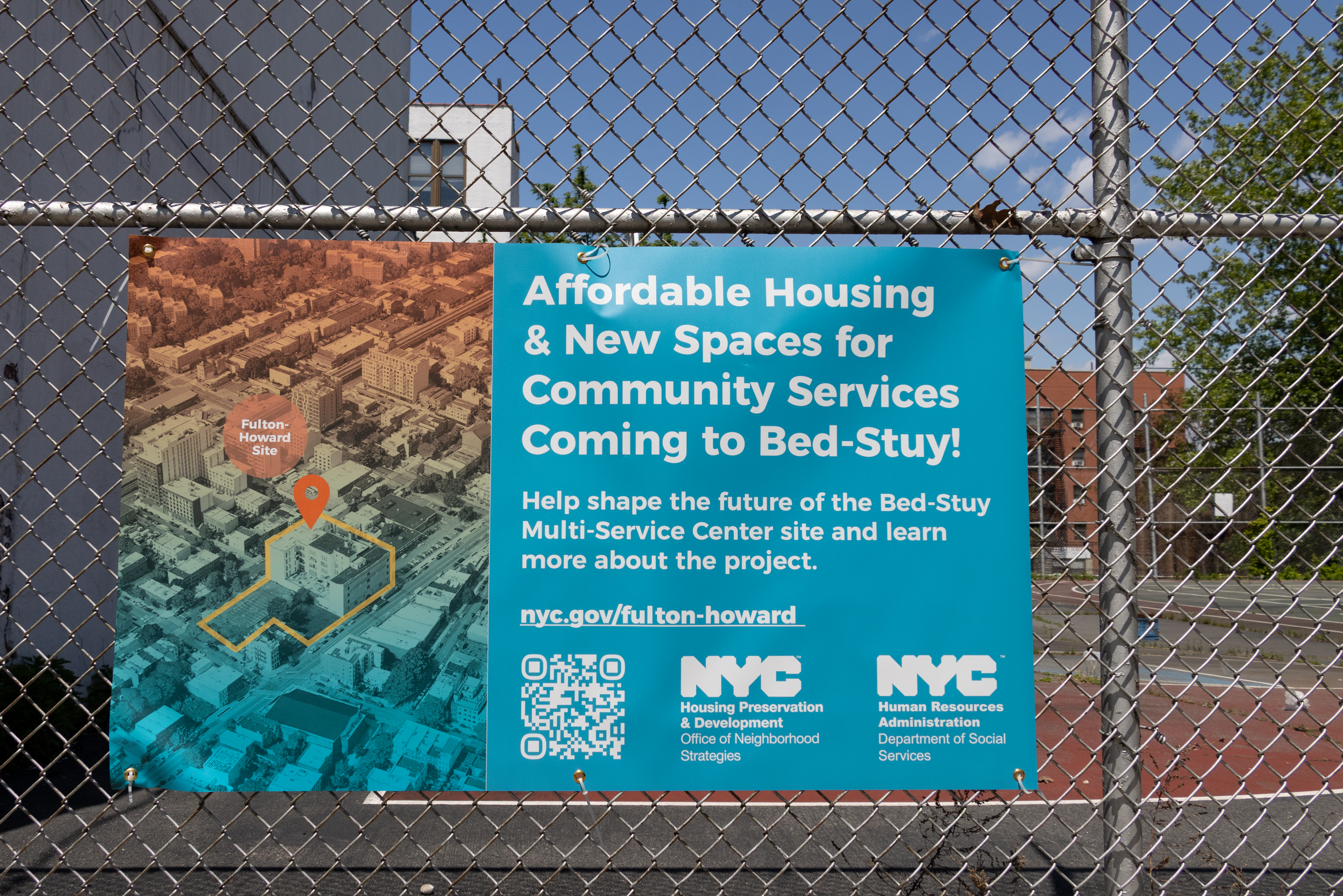 sign showing the site