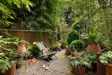 Thumbnail for The Outsider: Immersive Bamboo and Lush Containers Define Bed Stuy Backyard